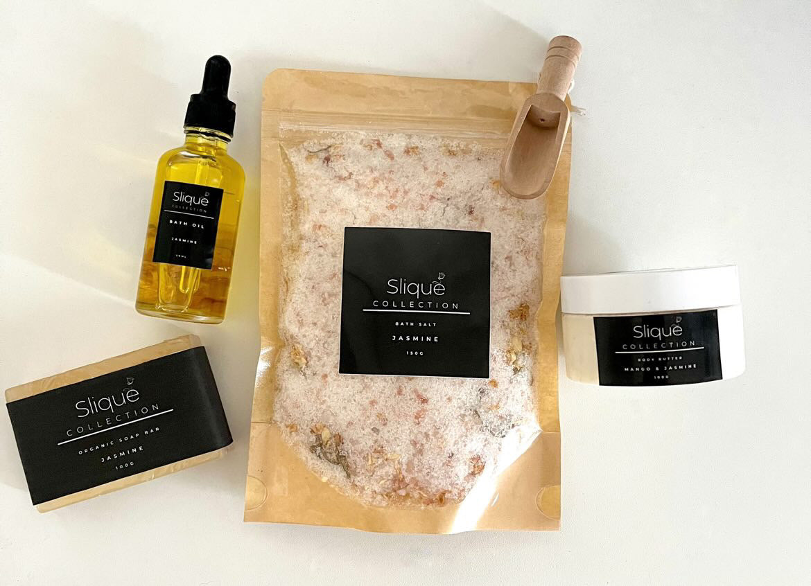 Organic Jasmine Bath Set